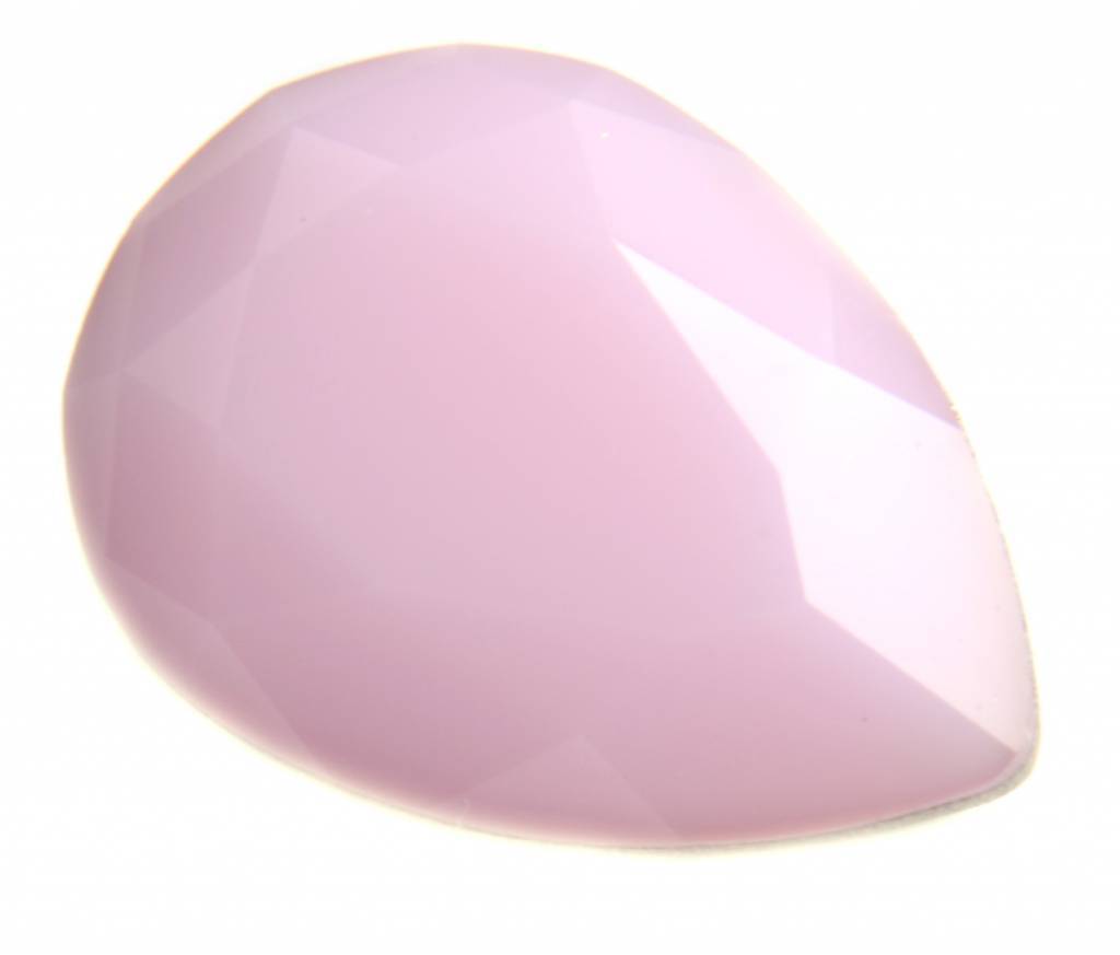 Swarovski druppel pink alabaster 14x10mm-Kraaltjes van Renate