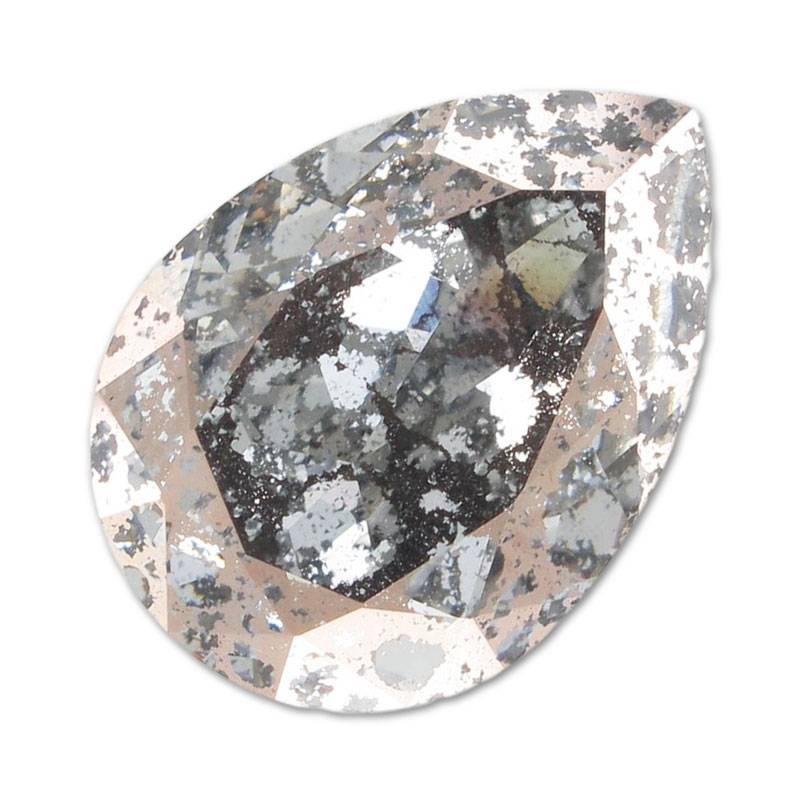 Swarovski druppel rosegold patina 14x10mm-Kraaltjes van Renate