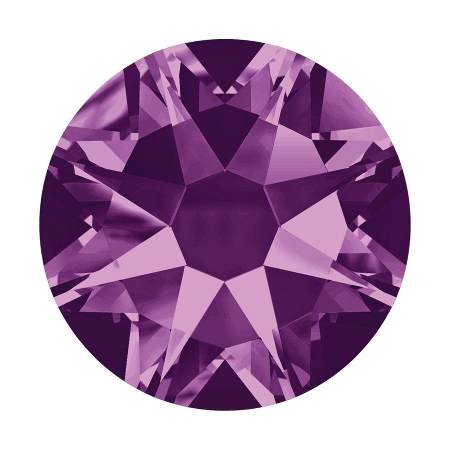 Swarovski flatback SS34 (7mm) Amethyst-Kraaltjes van Renate