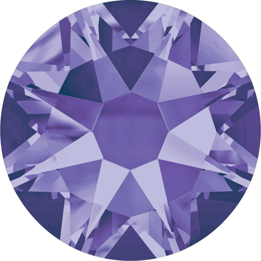 Swarovski flatback SS34 (7mm) Tanzanite-Kraaltjes van Renate