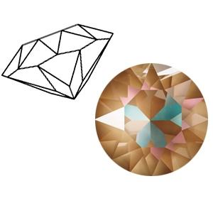 Swarovski puntsteen SS29 Crystal cappuccino DeLite-Kraaltjes van Renate