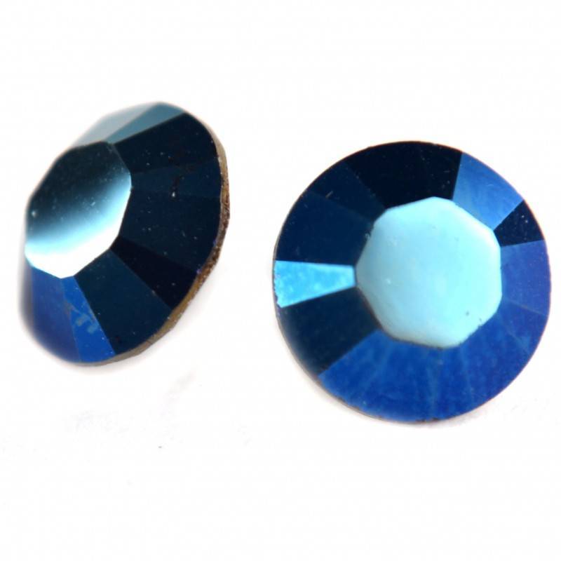 Swarovski puntsteen SS39 Crystal Metallic Blue-Kraaltjes van Renate