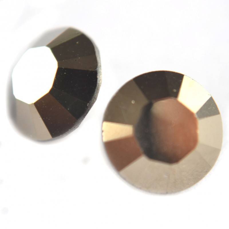 Swarovski puntsteen SS39 Metallic Light Gold-Kraaltjes van Renate