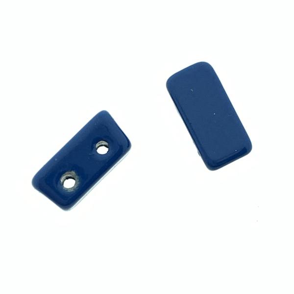 Tegel kraal smal Dark blue 8x4x4mm-Kraaltjes van Renate