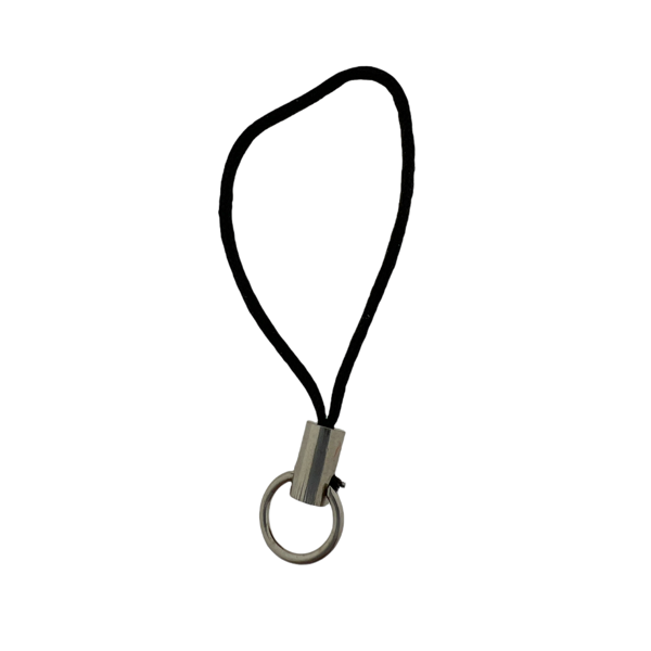 Telefoon koord 6cm zwart - 4 stuks-Kraaltjes van Renate