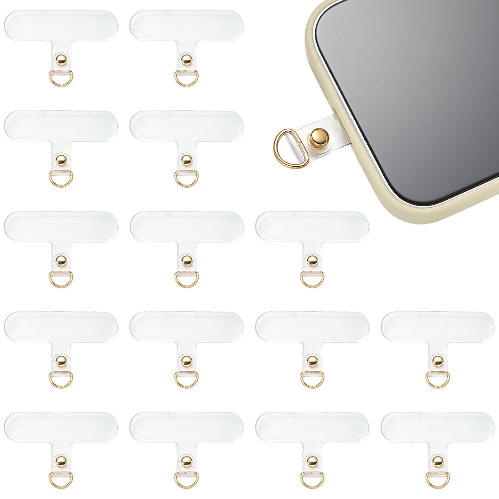 Telefoonkoord Plaatje TPU Transparant 6x4.1cm - per stuk-Onderdelen-Kraaltjes van Renate