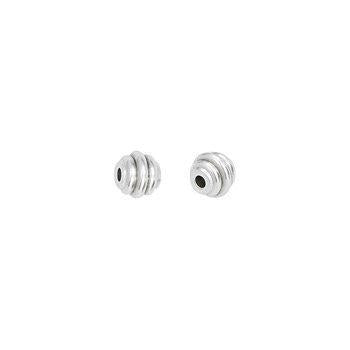 Tussenkraal bicone DQ zilver 4,5mm - per stuk-Kralen-Kraaltjes van Renate