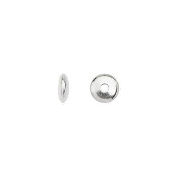 Tussenkraal ring DQ zilver 6mm - per stuk-Kralen-Kraaltjes van Renate