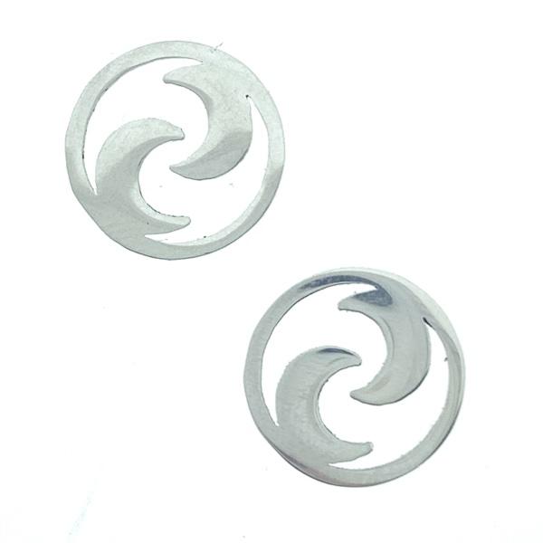 Tussenzetsel Moon Stainless steel Zilver (RVS) 12mm-Kraaltjes van Renate