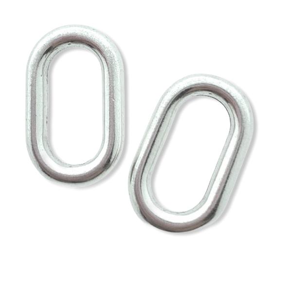 Tussenzetsel Ovale ring Zilver DQ 20x12mm-Kraaltjes van Renate