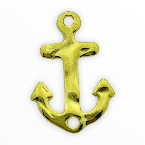 Tussenzetsel anker Goud 24kr DQ 29x20mm-Kraaltjes van Renate