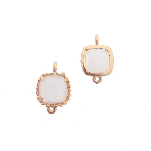 Tussenzetsel facet Roze goud 15x9mm-Kraaltjes van Renate