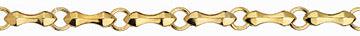 Tussenzetsel kraal Hourglass 24K Goud DQ - 16x5mm-Kraaltjes van Renate