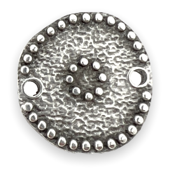 Tussenzetsel rond motief Zilver DQ 14mm-bedels-Kraaltjes van Renate
