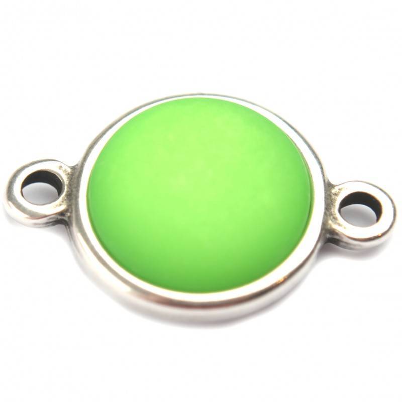 Tussenzetsel setting 12mm cabochon zilver DQ-Kraaltjes van Renate