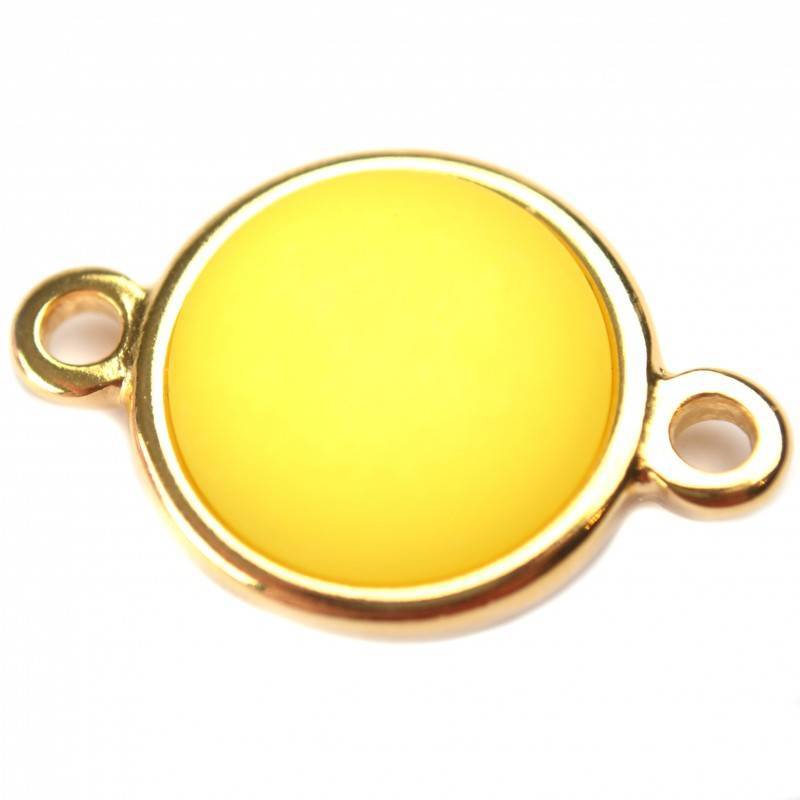Tussenzetsel setting 16.4mm cabochon goud DQ-Kraaltjes van Renate