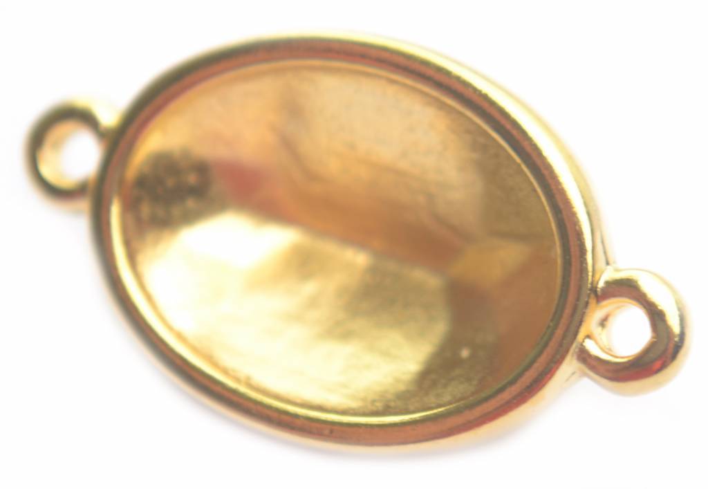 Tussenzetsel setting ovaal voor swarovski Goud DQ-Kraaltjes van Renate