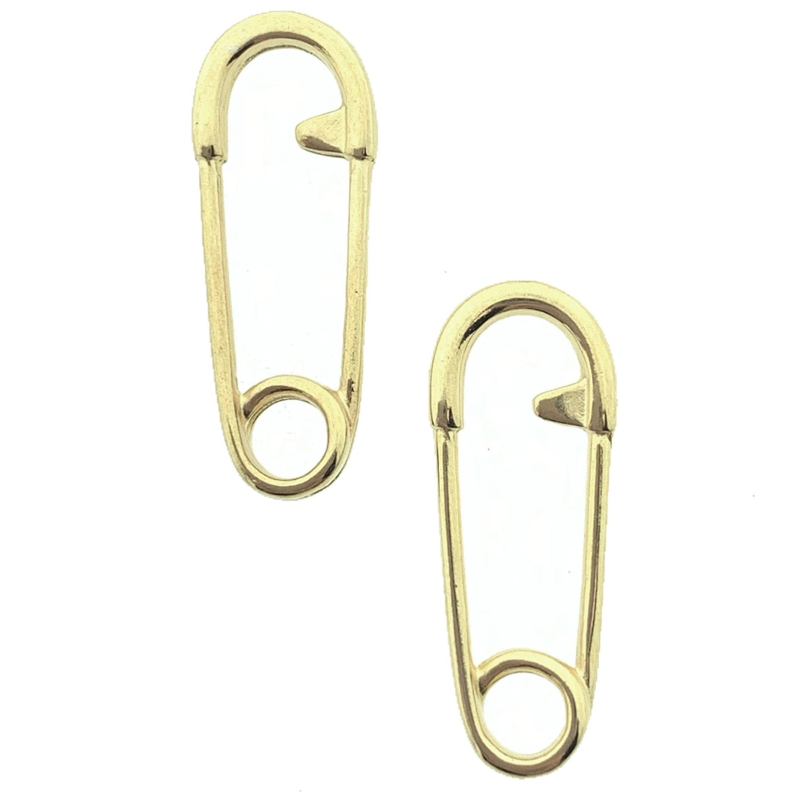 Tussenzetsel veiligheidsspeld Goud 24kr DQ 24x9mm-Kraaltjes van Renate