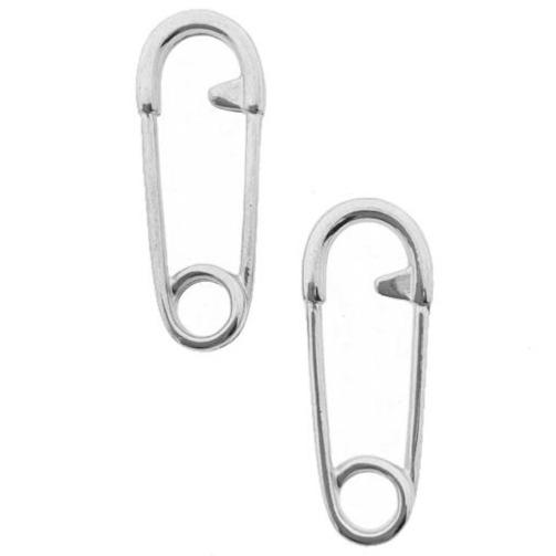 Tussenzetsel veiligheidsspeld Zilver DQ 24x9mm-Kraaltjes van Renate