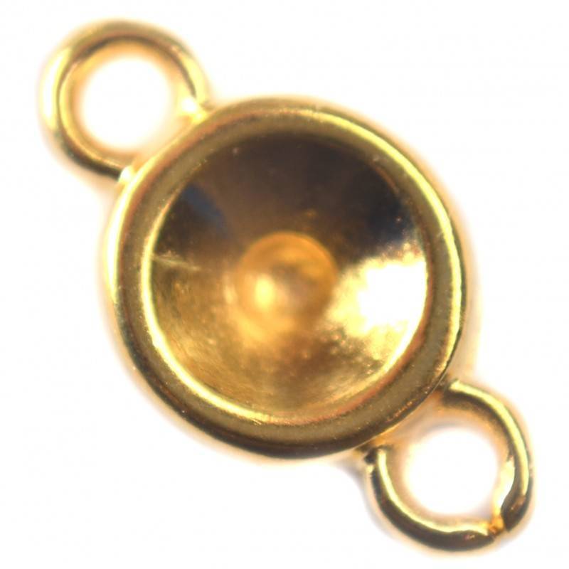 Tussenzetsel voor SS29 metaal goud DQ 14x8mm-Kraaltjes van Renate