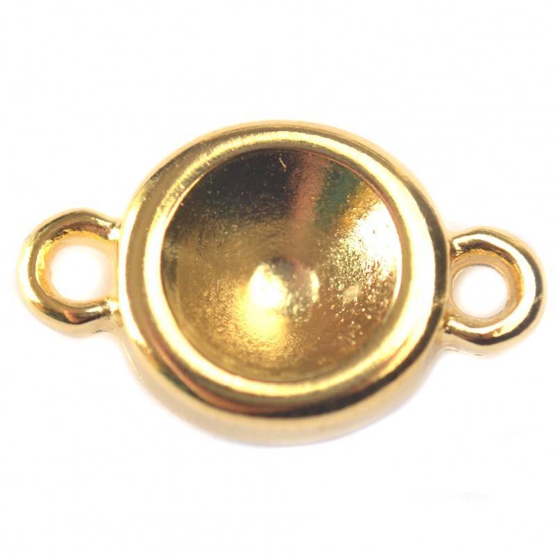 Tussenzetsel voor SS39 metaal goud DQ 20x12mm-Kraaltjes van Renate