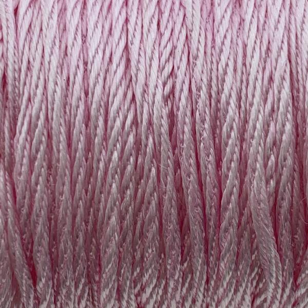 Twisted nylon koord licht roze 1.3mm - 3 meter-Kraaltjes van Renate