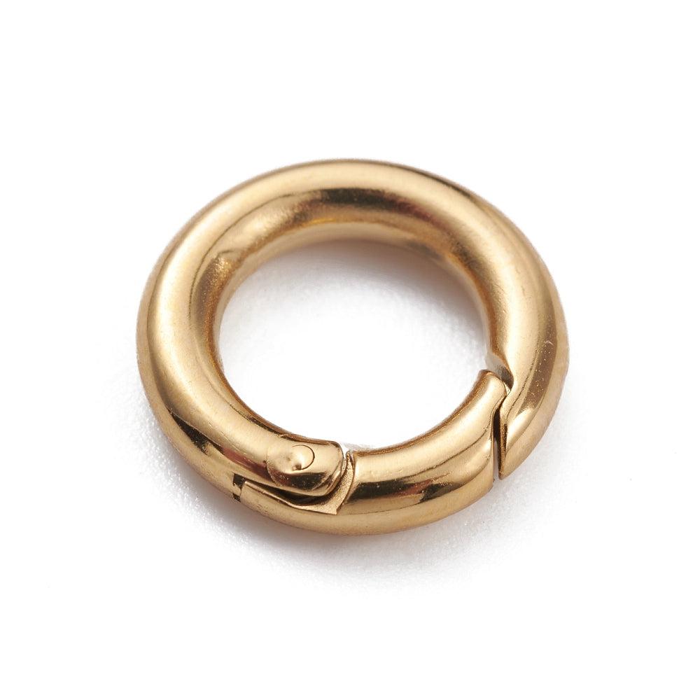 Slot rond 14K goud 12x2mm- per stuk-bedels-Kraaltjes van Renate