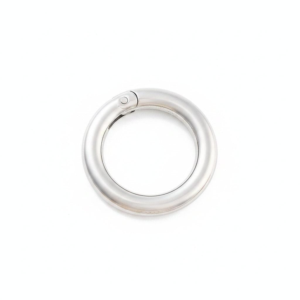 Veerring RVS Zilver 24x4mm - per stuk-Sluitingen-Kraaltjes van Renate