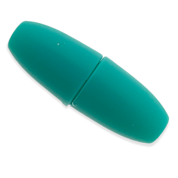 Veiligheidssluiting turquoise 24x9mm per stuk-Kraaltjes van Renate