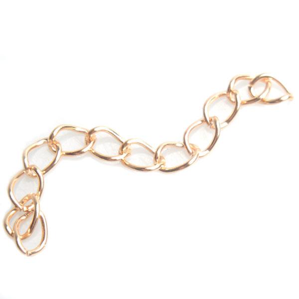 Verlengketting budget Goud ±50x4mm - 10 stuks-Kraaltjes van Renate
