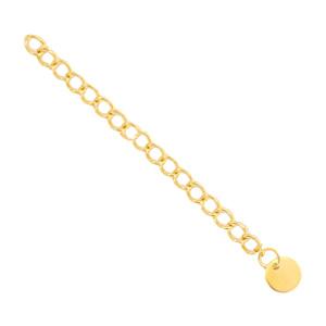 Verlengketting met 6mm muntje RVS 50mm-Kraaltjes van Renate