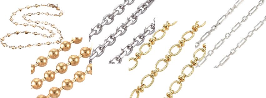 Verschillende soorten schakelkettingen voor sieraden maken