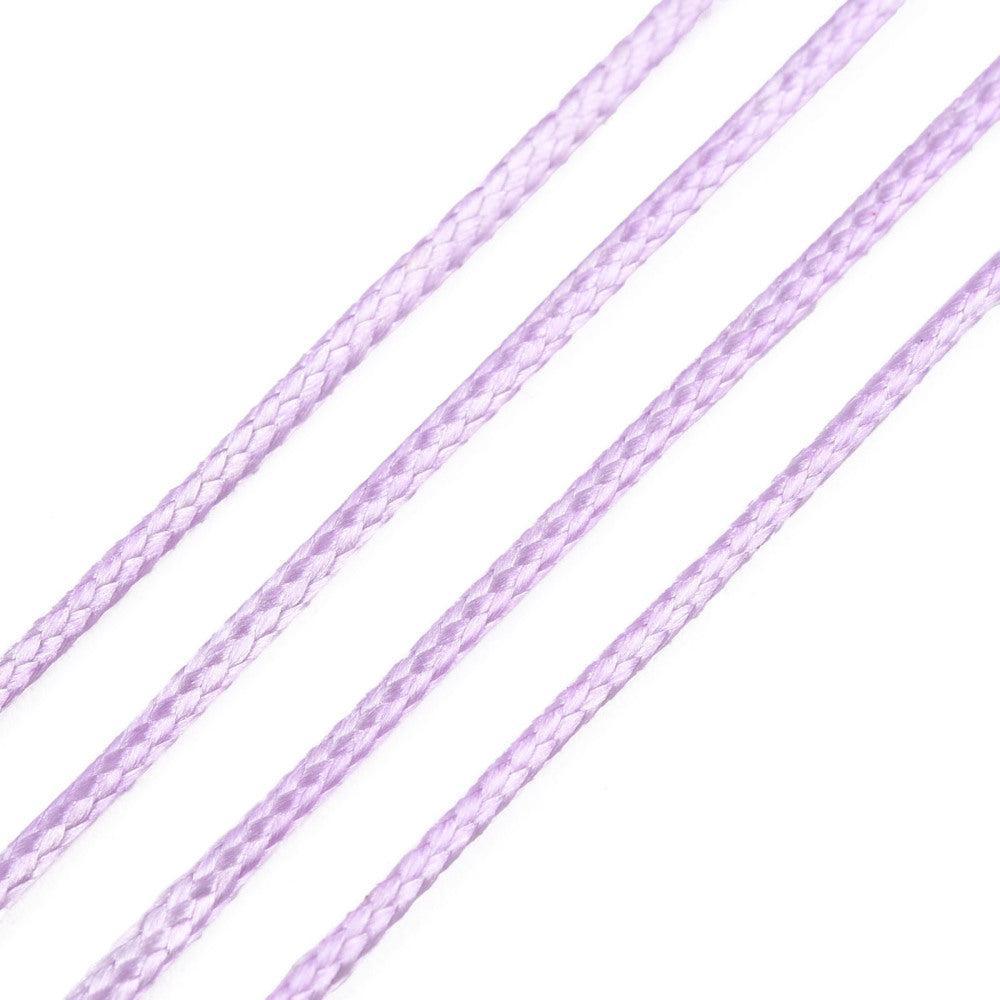 Waxkoord 1.0mm Paars - per 5 meter-Koord-Kraaltjes van Renate