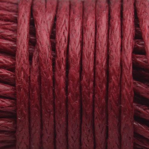 Waxkoord Rood 1mm - 10 meter-Kraaltjes van Renate