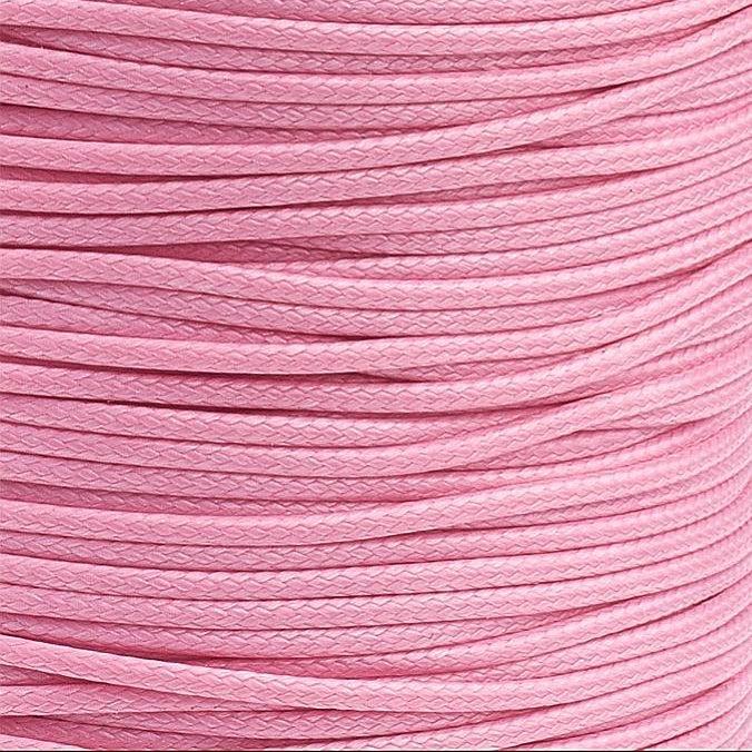 Waxkoord Roze 1.0mm - per 5 meter-Koord-Kraaltjes van Renate