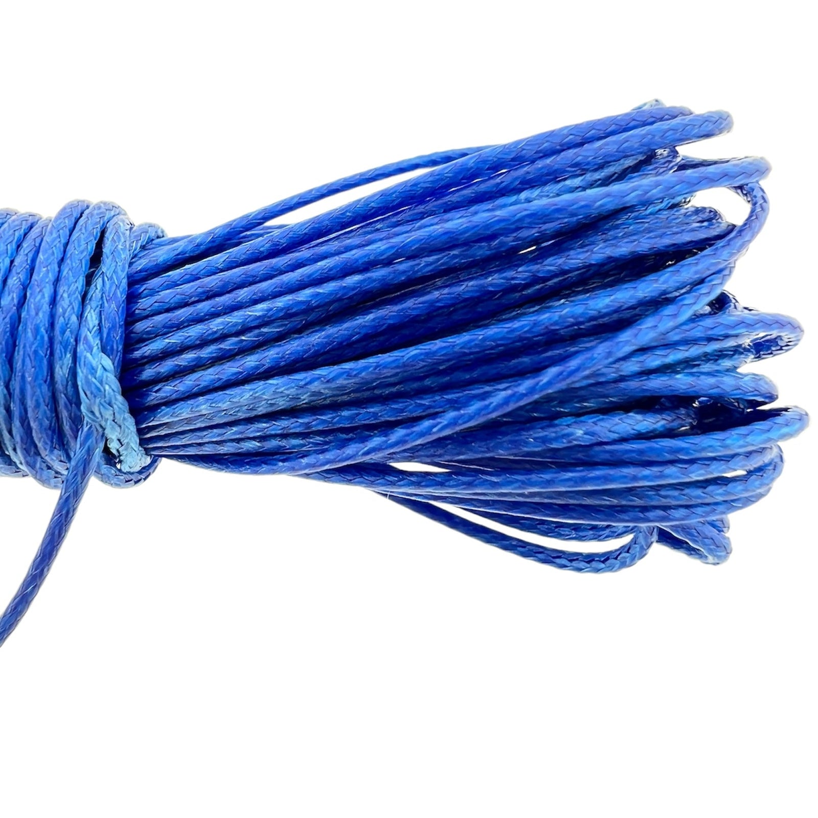 Waxkoord blue 1mm - 10 meter-koord-Kraaltjes van Renate