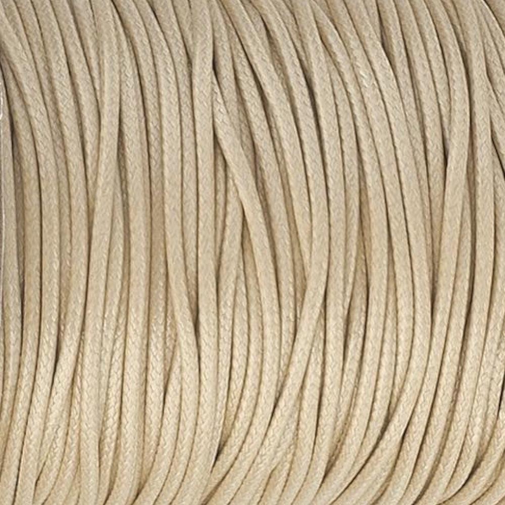 Waxkoord shiny Burlywood 0,9mm - 5 meter-koord-Kraaltjes van Renate