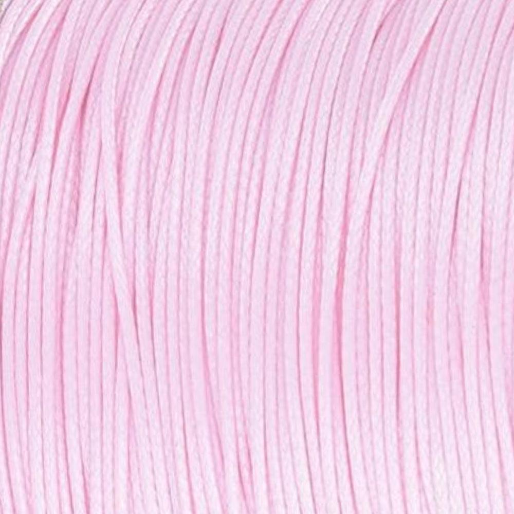 Waxkoord shiny Pearl Pink 0,9mm - 5 meter-koord-Kraaltjes van Renate