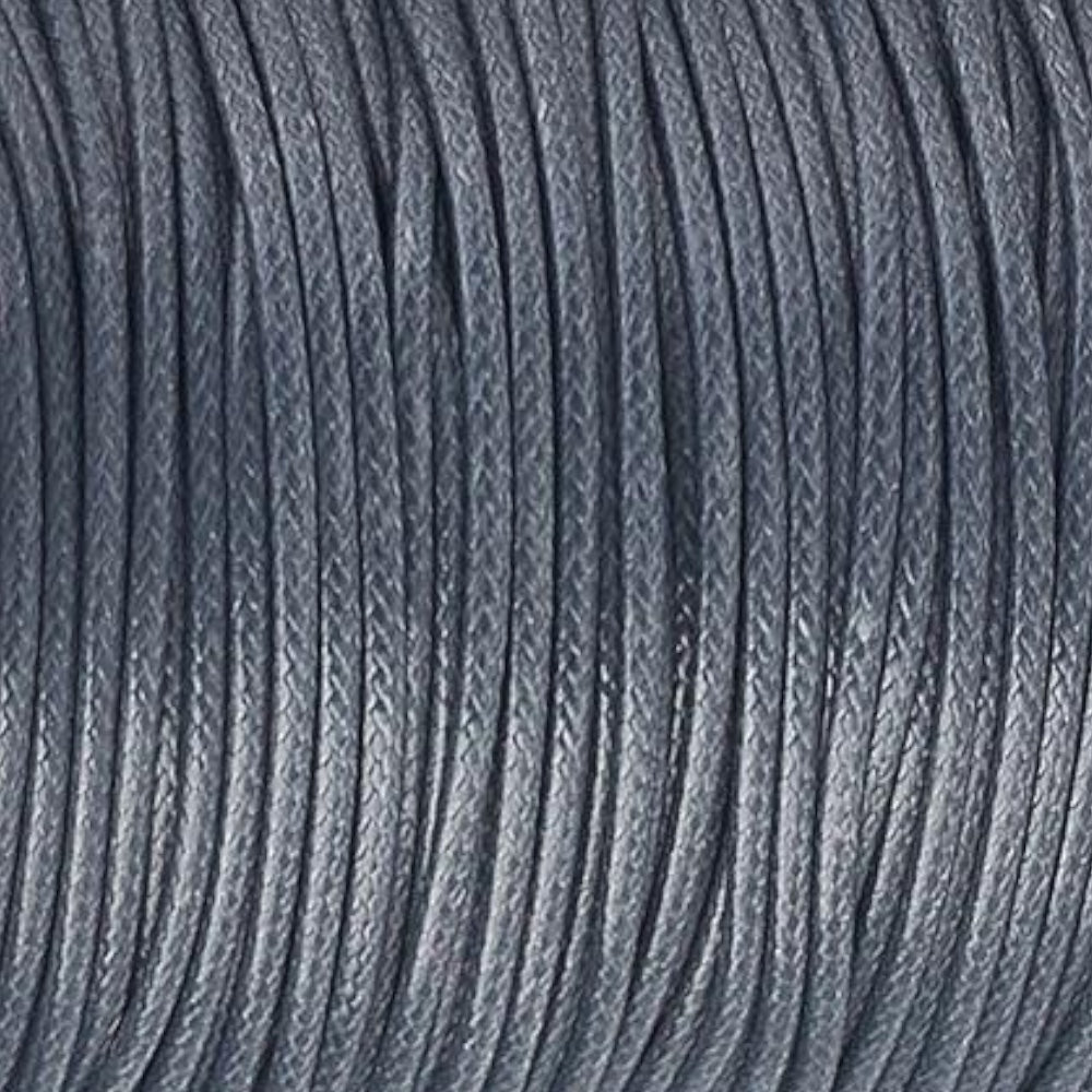 Waxkoord shiny Slate Gray 0,9mm - 5 meter-koord-Kraaltjes van Renate