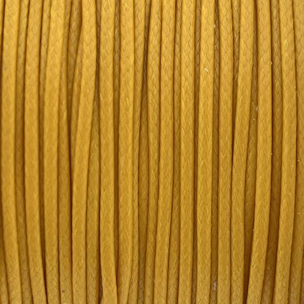 Waxkoord shiny Sunny orange 1mm - 8 meter-Kraaltjes van Renate