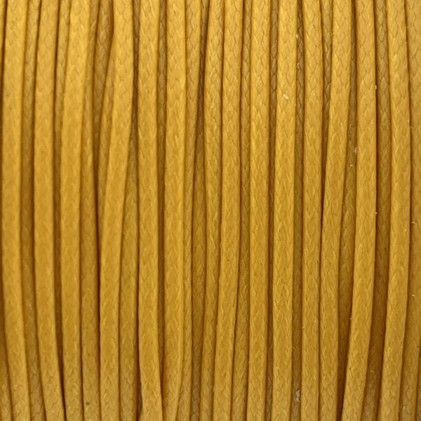 Waxkoord shiny Sunny orange 1mm - 8 meter-Kraaltjes van Renate