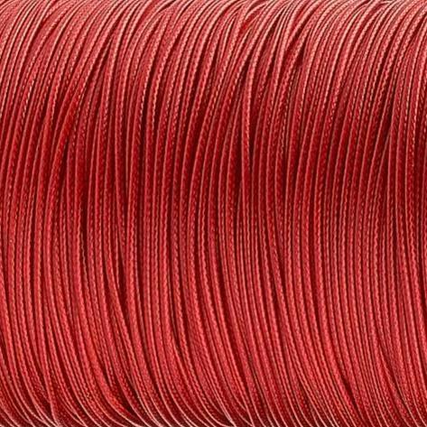 Waxkoord shiny dark orange red 1mm - 5 meter-koord-Kraaltjes van Renate