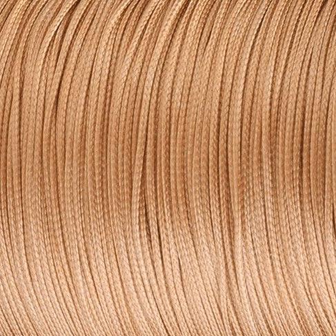 Waxkoord shiny golden brown 0,9mm - 5 meter-koord-Kraaltjes van Renate