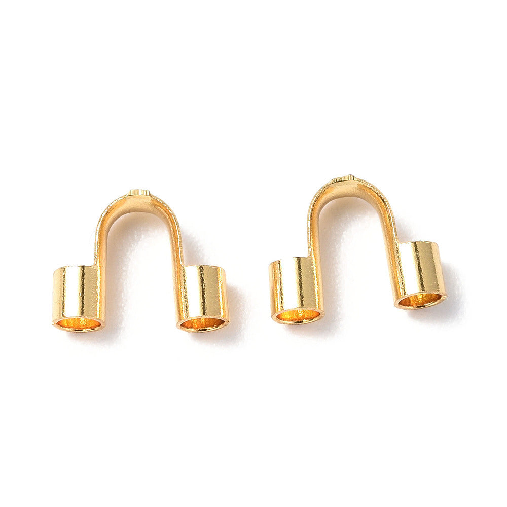 Wire Guardian RVS Goud 18k 6.6mm - per 6 stuks-Onderdelen-Kraaltjes van Renate