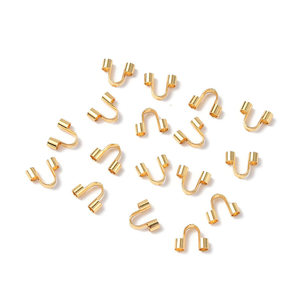 Wire Guardian RVS Goud 18k 6.6mm - per 6 stuks-Onderdelen-Kraaltjes van Renate
