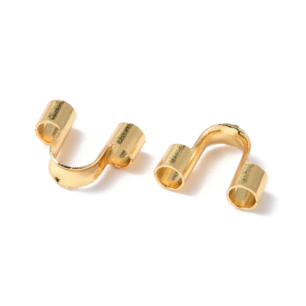 Wire Guardian RVS Goud 18k 6.6mm - per 6 stuks-Onderdelen-Kraaltjes van Renate