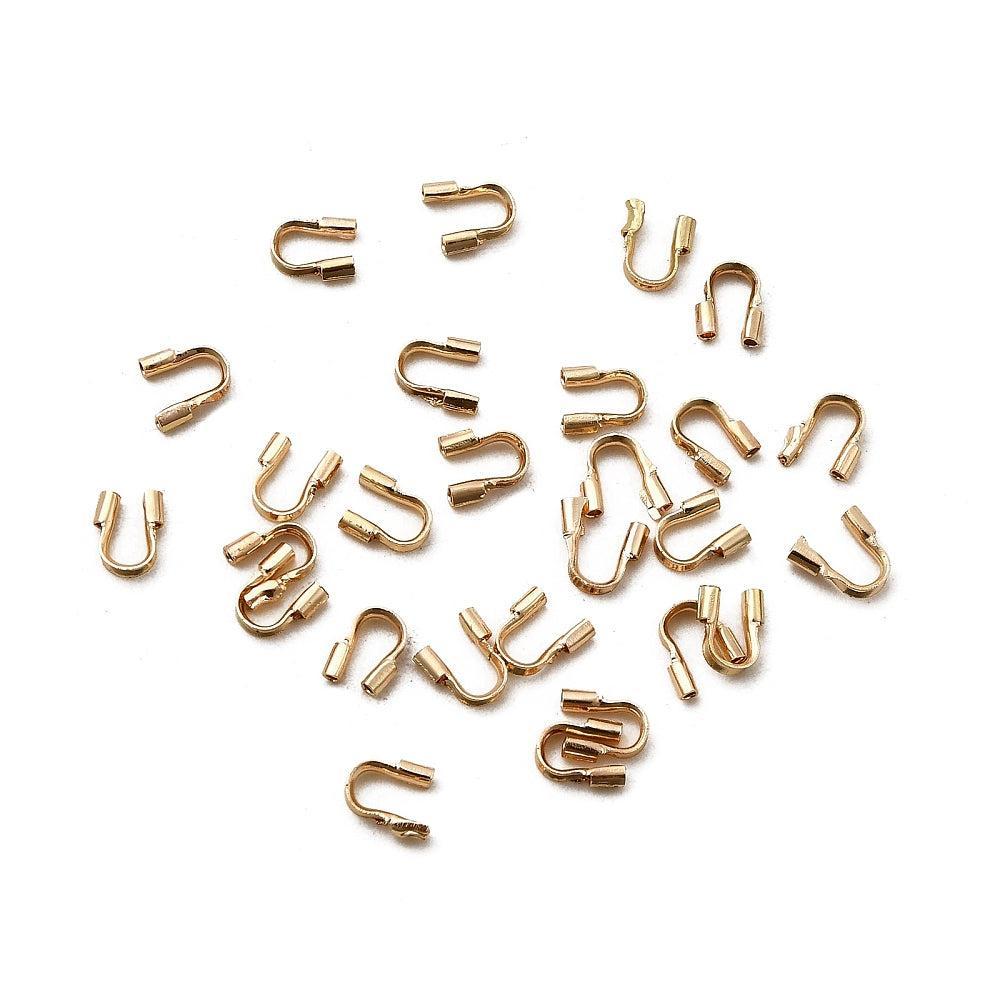Wire guardian 14K goud 4,5x5mm - per 6 stuks-Onderdelen-Kraaltjes van Renate