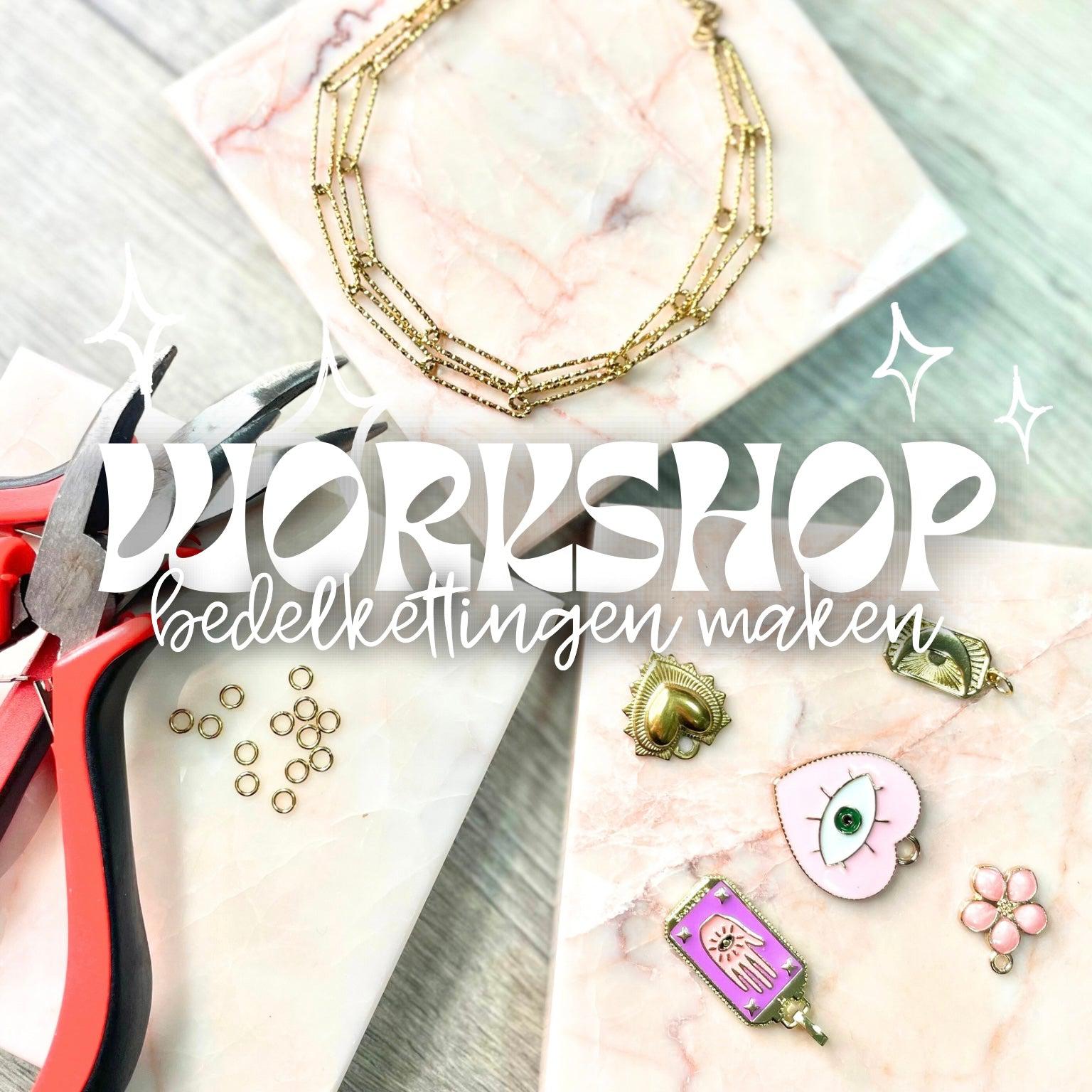 Workshop Bedelkettingen maken 22-06-24 om 10:00 uur-Kraaltjes van Renate