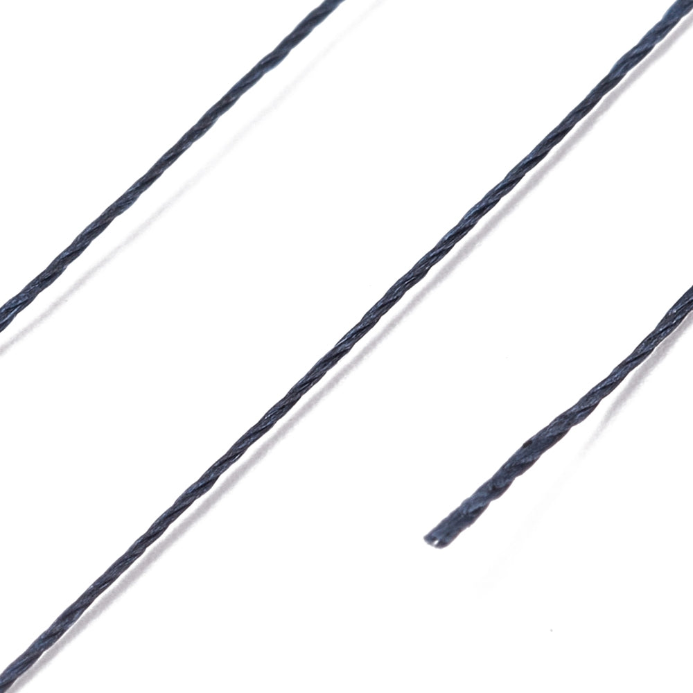 Koord Micro Macramé Donkerblauw 0.35mm - per rol (160m)-koord-Kraaltjes van Renate