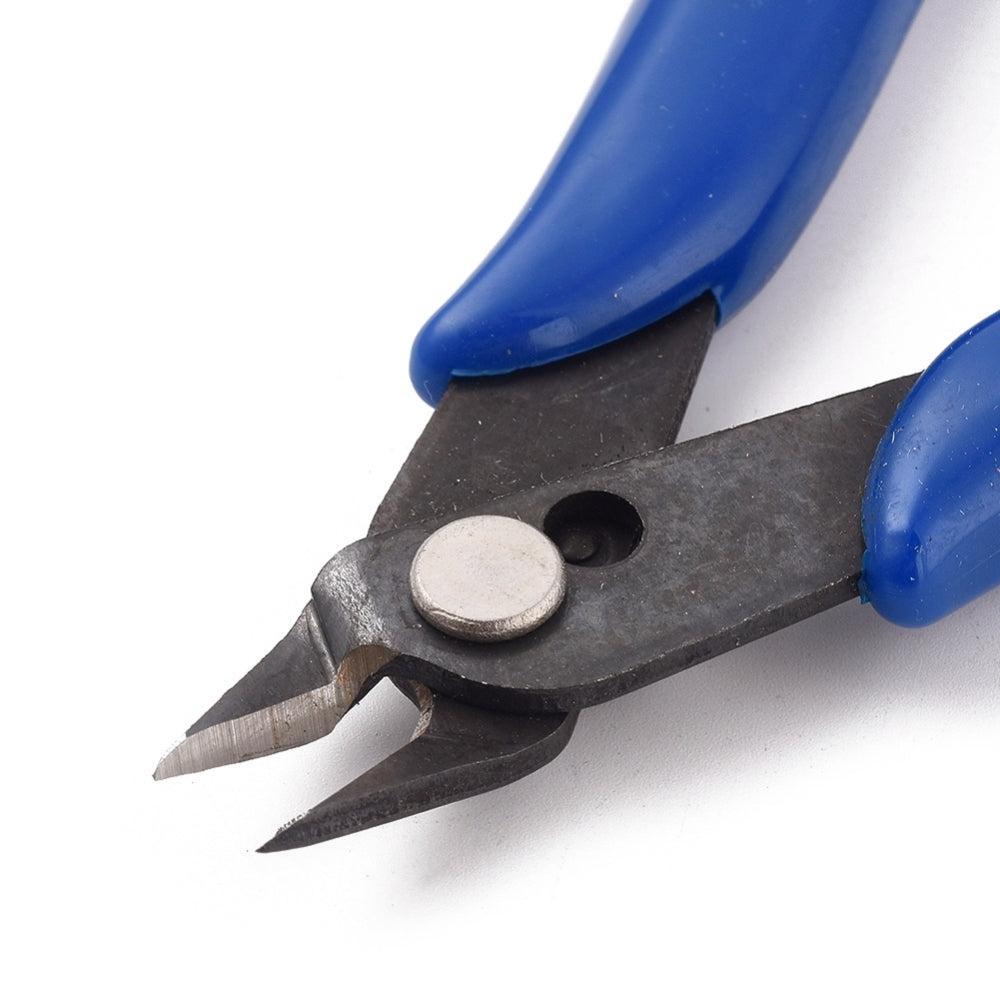 Zijkniptang Blauw 12.8cm - per stuk-Gereedschap-Kraaltjes van Renate